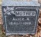 Alice A (Holmes) Atherton 1841-1919