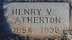 Henry Virgil Atherton 1894-1939